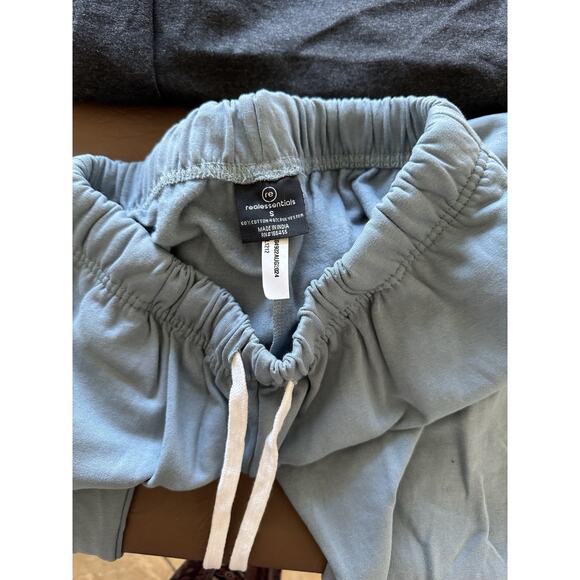(Set Of 3) Real Essentials Jogger Sweatpants | Drawstring Waist Pocket Size S - Picture 5 of 6